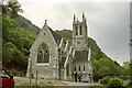 L7558 : Kylemore Abbey Church, County Galway - May 1994 by Jeff Buck