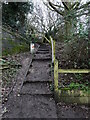 Steps up to the Paston Way from Little London Road