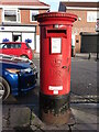 NZ3671 : Post Box, St. George's Road, Cullercoats by Geoff Holland