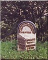 Old Milestone, on the B6090, Wentworth Road, opposite wood east of A633