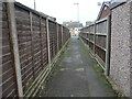 Path heading north to Grampian Avenue