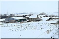 NZ1266 : South Houghton Farm in the snow by Andrew Curtis