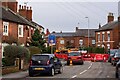 SK3516 : A road closure on Tamworth Road, Ashby-de-la-Zouch by Oliver Mills