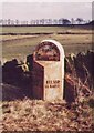 Old Milestone, on the B6114, Saddleworth Road