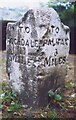 Old Milestone, on the A58, Halifax Road, Ripponden