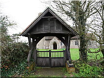 TG3233 : Lych Gate at All Saints Church Edingthorpe by David Pashley