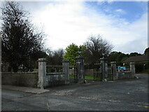 W6499 : Churchyard gates, Killavullen by Jonathan Thacker