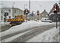 Winter conditions in Galashiels in December 2010