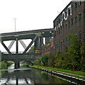 Canal and derelict glassworks near Smethwick, Sandwell