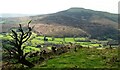 View south west from the hill edge at Gaer