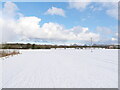 TG3028 : Snowy Landscape from Footpath by David Pashley