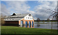 SU6088 : Boat House in the Water by Des Blenkinsopp