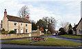 The War Memorial at the junction of Main Street and Station Road, Goldsborough