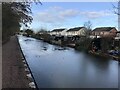 The Trent and Mersey Canal Passing Through Central Stoke