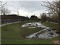 Neighbourhood sustainable drainage storage pond