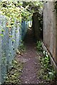 Footpath by the railway line