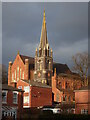 The parish church of St John the Baptist, Kidderminster