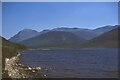 NY1114 : North shore of Ennerdale Water 1967 by Jim Barton