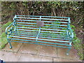 Memorial bench at Plealey village, Shropshire