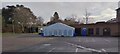 SX9291 : Reception tent for drive-through Covid testing, Exeter by David Smith
