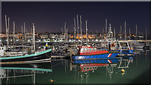 J5082 : Bangor Marina at night by Rossographer