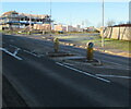 Newport Road pedestrian refuge, Llantarnam, Cwmbran