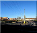 Wires over The Maltings, Llantarnam, Cwmbran