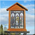 TM4789 : Barnby village sign  (reconditioned) by Adrian S Pye
