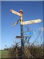 Signpost at Hang Hill