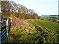 Footpath junction near Carr Mount, Kirkheaton