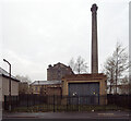 Drummond Mill seen from Gracechurch Street, Bradford