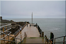 SS5247 : Ilfracombe : The Benricks Pier by Lewis Clarke