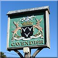 TL8046 : Cavendish village sign by Adrian S Pye