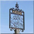 TM2739 : Kirton village sign by Adrian S Pye