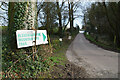 Sign, Blessingbourne Mountain Bike Trail