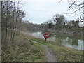 Riverside path beside the River Severn on the outskirts of Shrewsbury