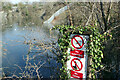 No swimming, no fishing - Newbold Quarry Park