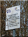 Sign, Rathlin Road Meadow, Pond and Wood, Crawley