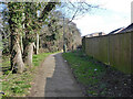 Path towards Broadfield Park, Broadfield, Crawley