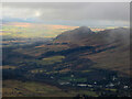 Strathblane and Dumgoyne Hill from the air