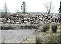 Demolition rubble