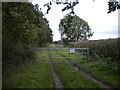 Brickyard Lane east of Farnsfield