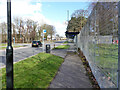 Fleming Way Central bus stop, westbound, Manor Royal, Crawley