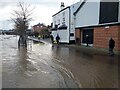 SJ4166 : The River Dee in flood at Chester by Jeff Buck
