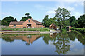 Canal basin near Kings Bromley in Staffordshire