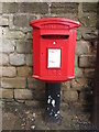 NZ2768 : Post Box, Front Street, Benton by Geoff Holland