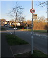 ST3090 : New speed limit, Rowan Way, Malpas, Newport by Jaggery
