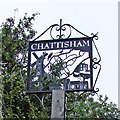 Chattisham village sign