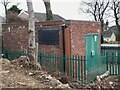 Substation at the end of Hough End Crescent