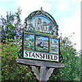 Stansfield village sign